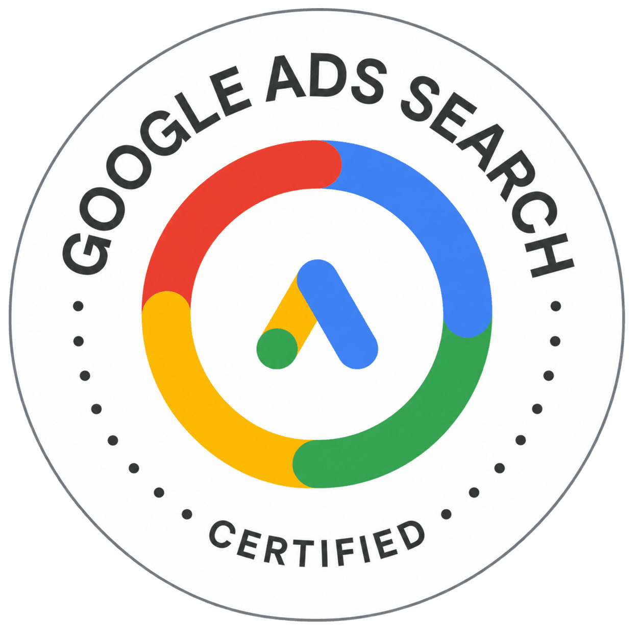 Odznak Google Ads Search